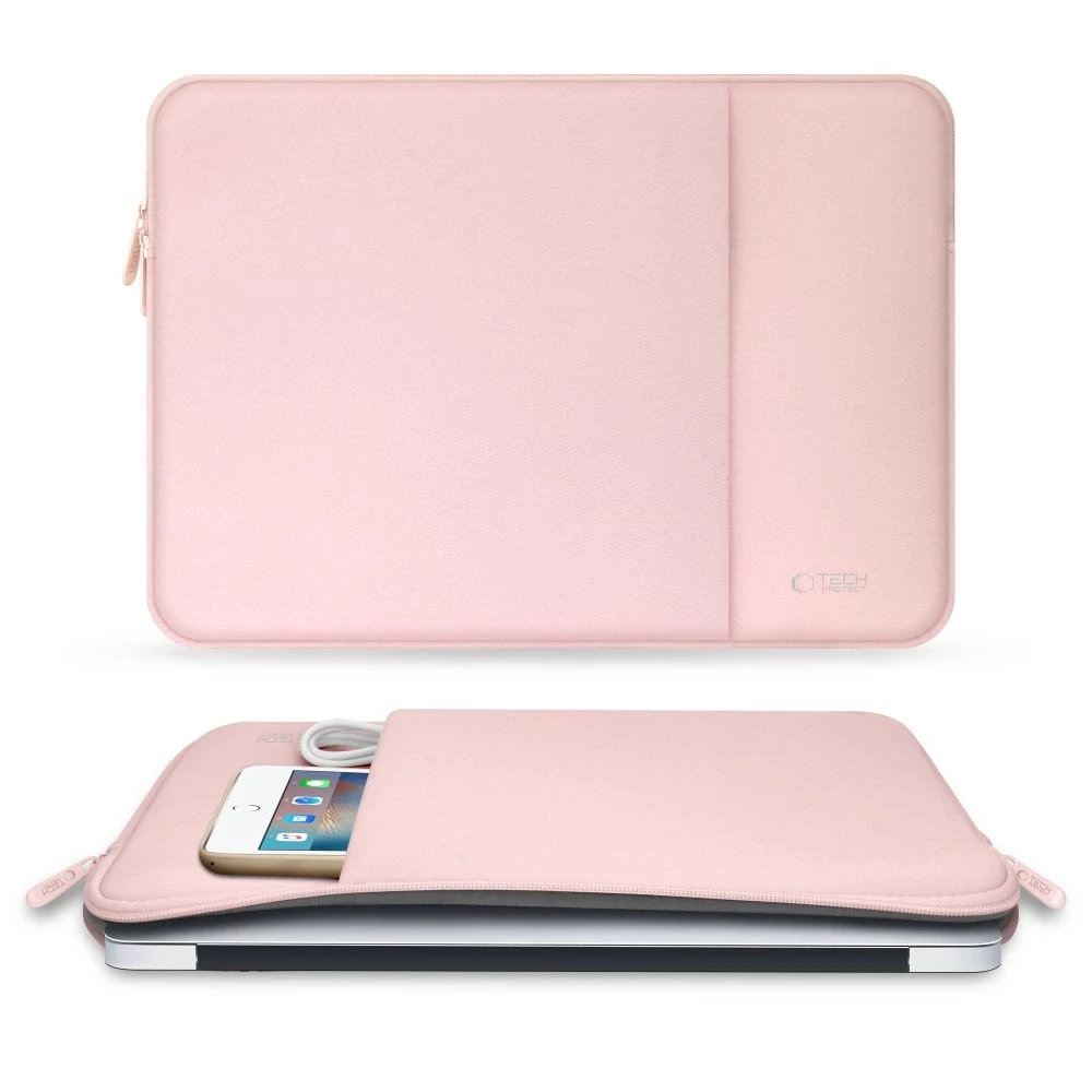 Tech-Protect Neoprene Nešiojamas kompiuteris Case 14" - Rožinė