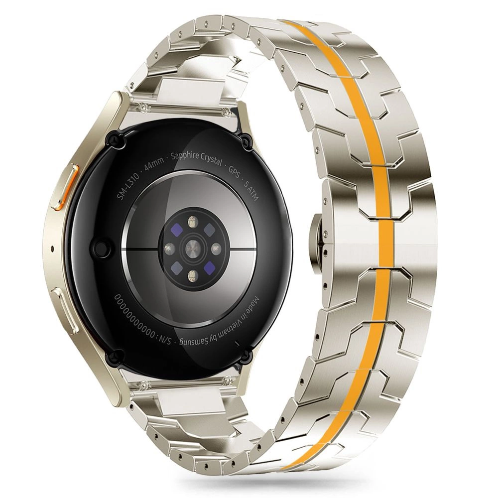 „Tech-Protect“ nerūdijančio plieno apyrankė „Samsung Galaxy Watch 4/5/5 Pro / 6/7 / FE“ – titano
