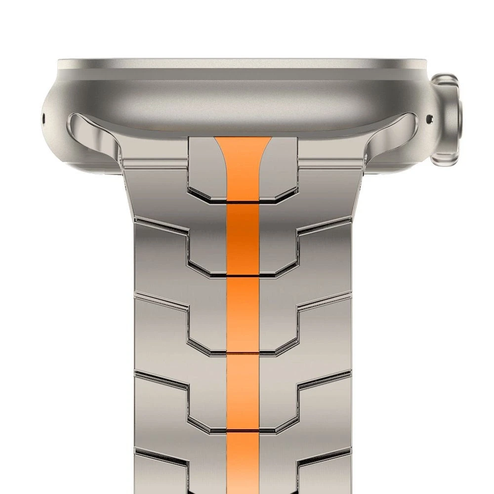 Apyrankė laikrodžiui Apple Watch 4 / 5 / 6 / 7 / 8 / 9 / SE / ULTRA 1 / 2 (42 / 44 / 45 / 49 mm) Tech-Protect Stainless Titanium