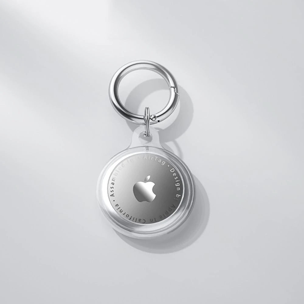 Dėklas „Tech-Protect“ piktograma „Apple AirTag“ – skaidrus