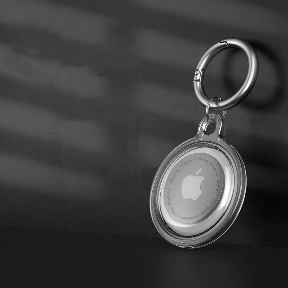 Dėklas „Tech-Protect“ piktograma „Apple AirTag“ – skaidrus