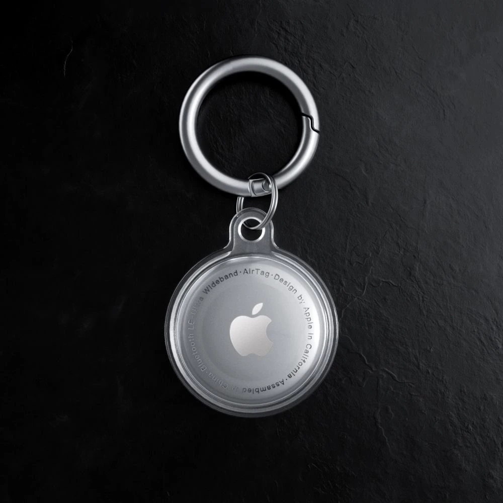 Dėklas „Tech-Protect“ piktograma „Apple AirTag“ – skaidrus