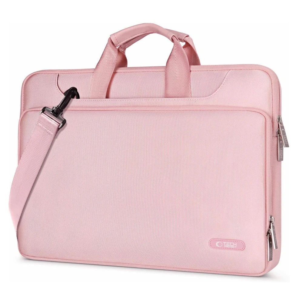 Tech-Protect Pocket 15-16 Nešiojamas kompiuteris Bag - Rožinė