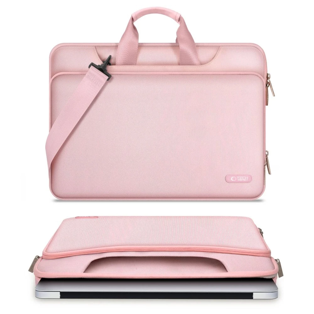 Tech-Protect Pocket 15-16 Nešiojamas kompiuteris Bag - Rožinė