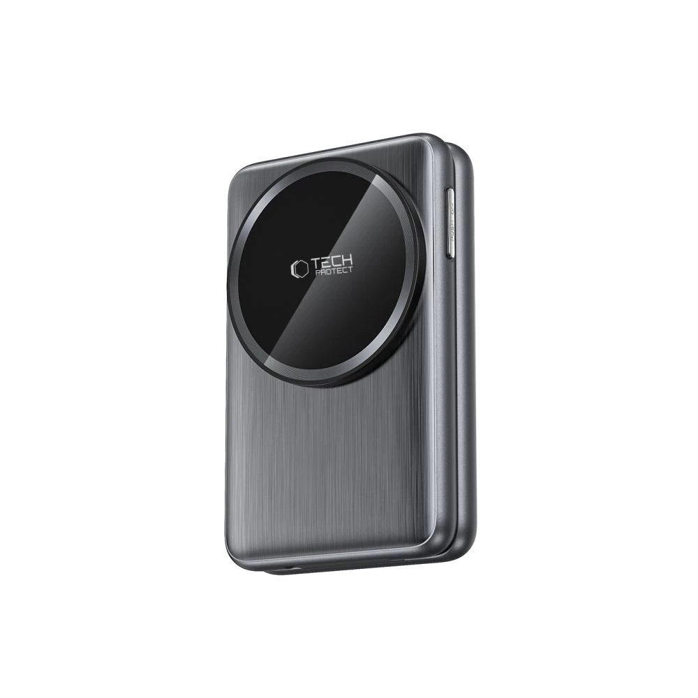 Tech Protect QI15W-A42 3in1 belaidis įkroviklis su MagSafe skirtas Apple Devices – pilkos spalvos