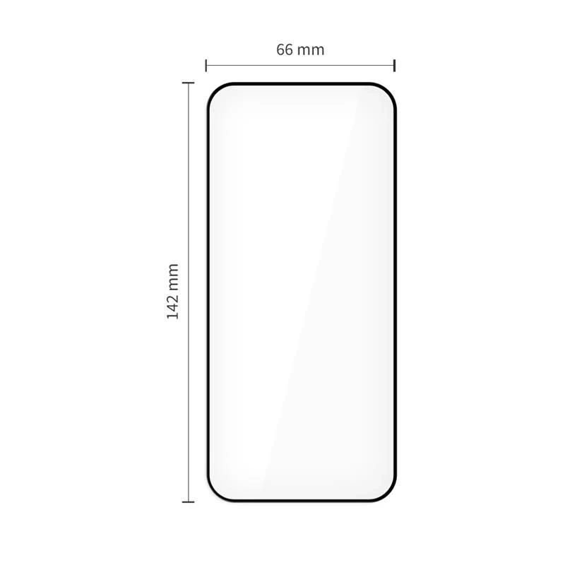 „Tech-Protect Quick Set+“ 2 grūdinto stiklo pakuotė, skirta „iPhone 15 Pro“ - juodas