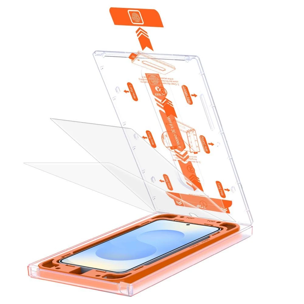 Tech-Protect Quick Set+ apsauginis stiklas skirta Samsung Galaxy S25 – skaidrus