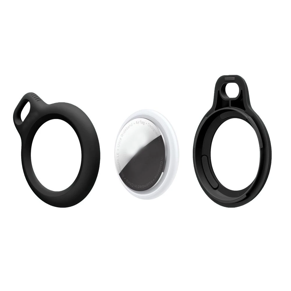 Tech-Protect Rough 2-pack Apple AirTag – dėklas telefonui juodos spalvos