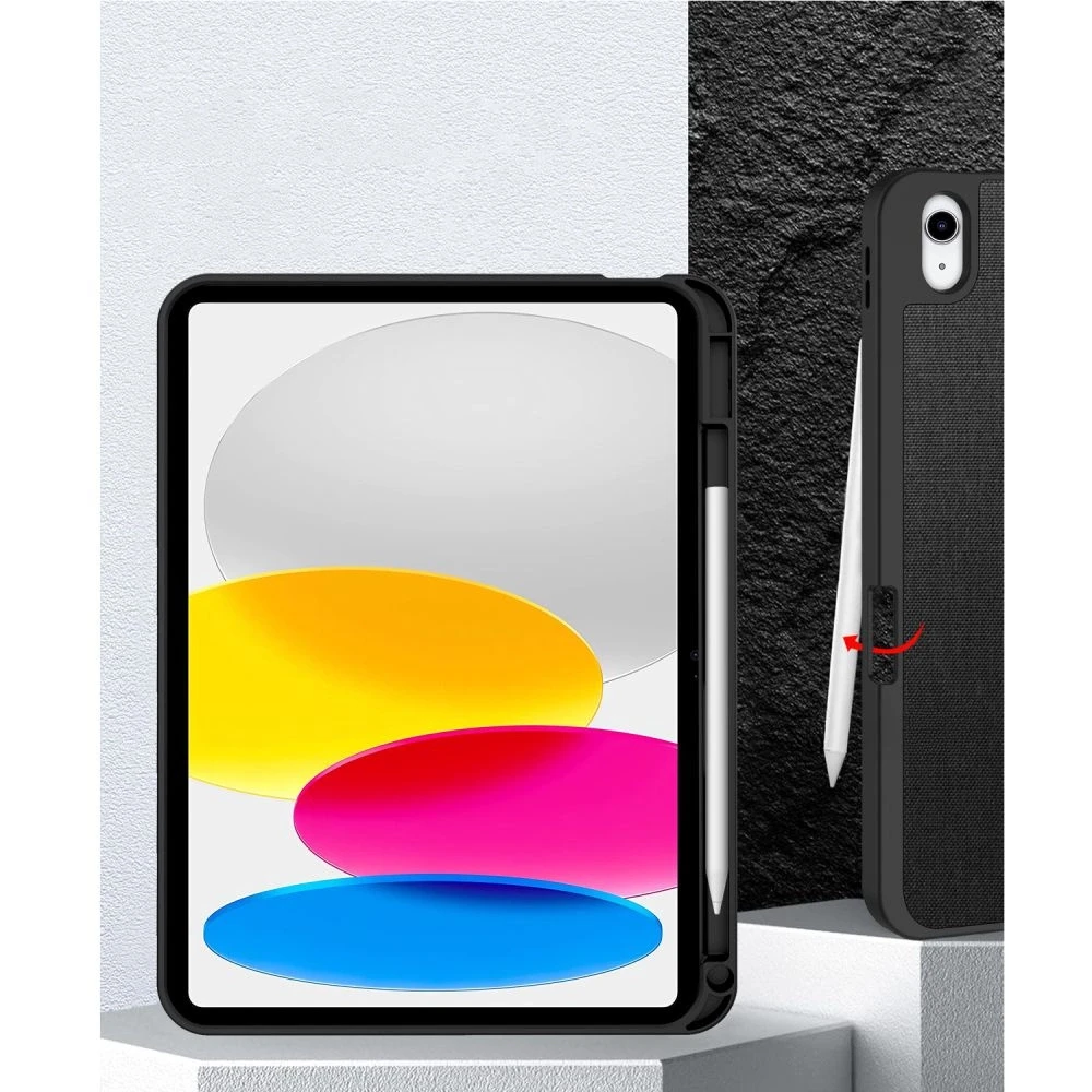 „Tech-Protect SC Pen Canvas“ dėklas iPad 10.9 colio planšetiniam kompiuteriui, 10 / 2022 / 11 colio planšetiniam kompiuteriui, 11 / 2025 - juodas