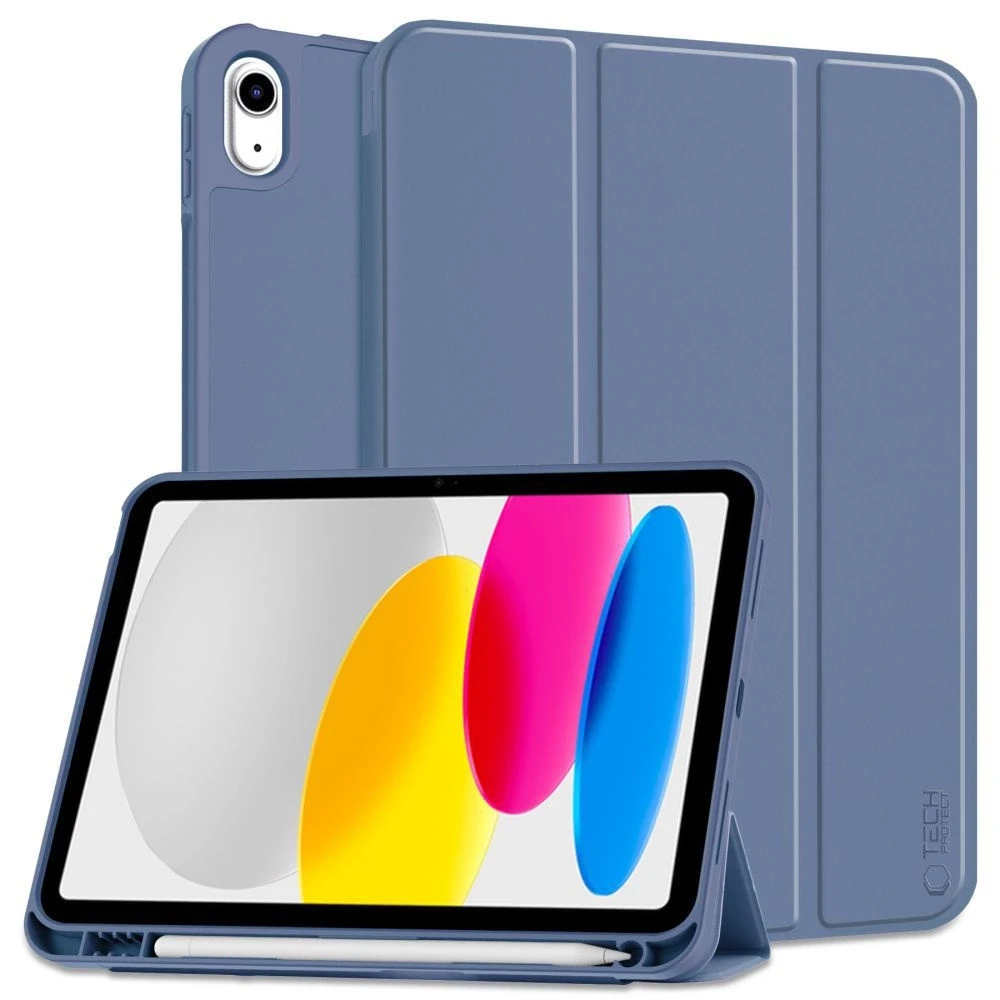 Tech-Protect SC Pen Apple iPad 10.9” 10 / 2022 / 11” 11 / 2025 – dėklas planšetiniam kompiuteriui mėlynos spalvos