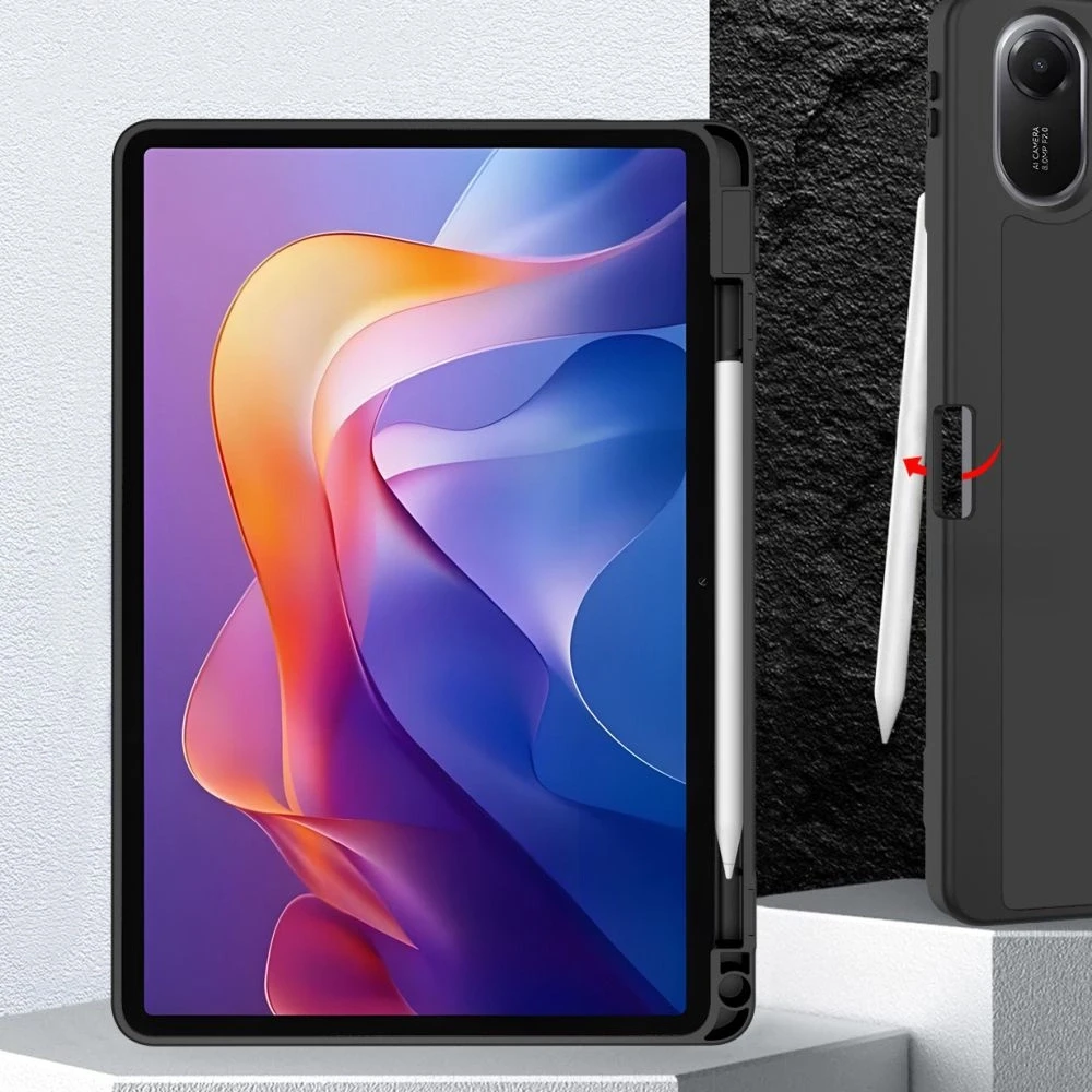 Tech-Protect SC Pen dėklas skirtas Xiaomi Redmi Pad 2 11.0 – juodos spalvos