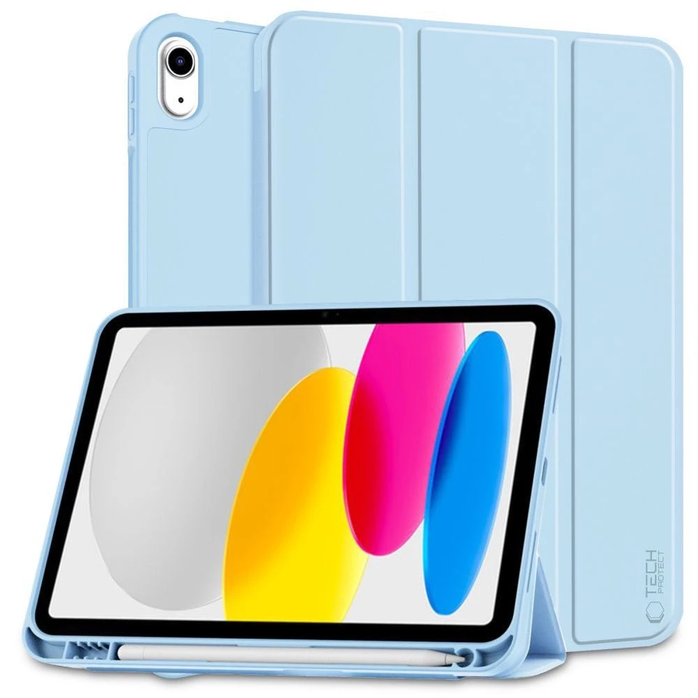 Tech-Protect SC Pen Apple iPad 10.9” 10 / 2022 / 11” 11 / 2025 – dėklas planšetiniam kompiuteriui žydros spalvos