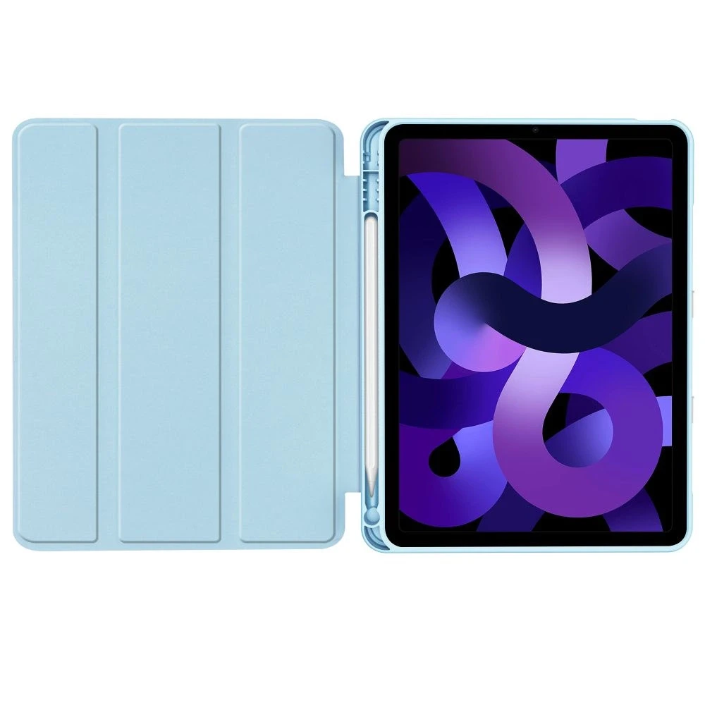 Planšetinio kompiuterio dėklas Apple iPad Air 10.9” 4 / 5 / 2020-2022 / 11” 6 / 7 / 2024-2025 Tech-Protect SC Pen žydros spalvos