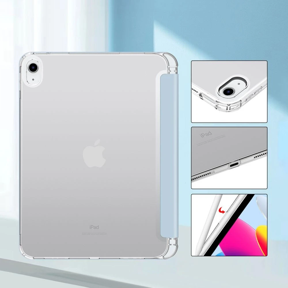 Tech-Protect SC Pen Hybrid Apple iPad 10.9” 10 / 2022 / 11” 11 / 2025 – dėklas planšetiniam kompiuteriui žydros spalvos