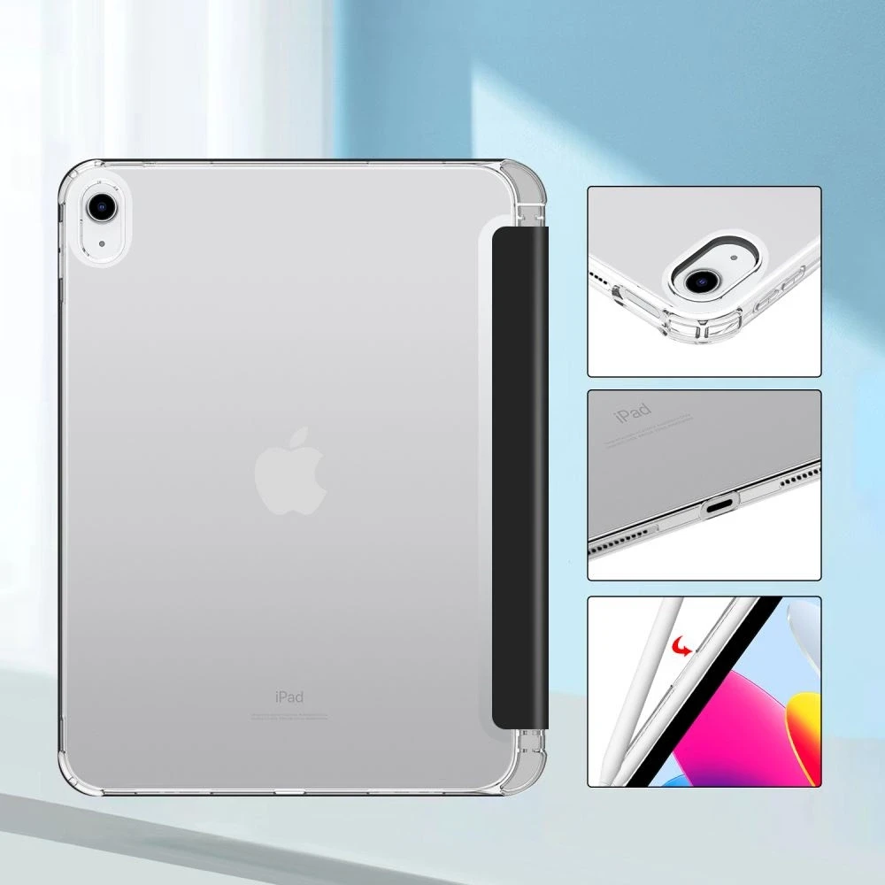 Tech-Protect SC Pen Hybrid Apple iPad 10.9” 10 / 2022 / 11” 11 / 2025 – dėklas planšetiniam kompiuteriui juodos spalvos