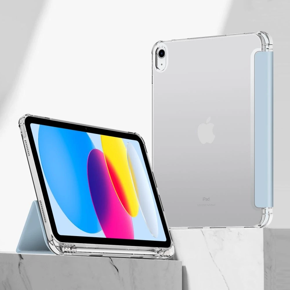 Tech-Protect SC Pen Hybrid Apple iPad 10.9” 10 / 2022 / 11” 11 / 2025 – dėklas planšetiniam kompiuteriui žydros spalvos