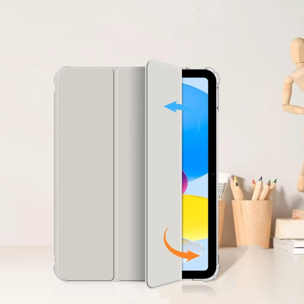 Tech-Protect SC Pen Hybrid Apple iPad 10 / 2022 / 11” 11 / 2025 – Gray – dėklas planšetei skaidrus