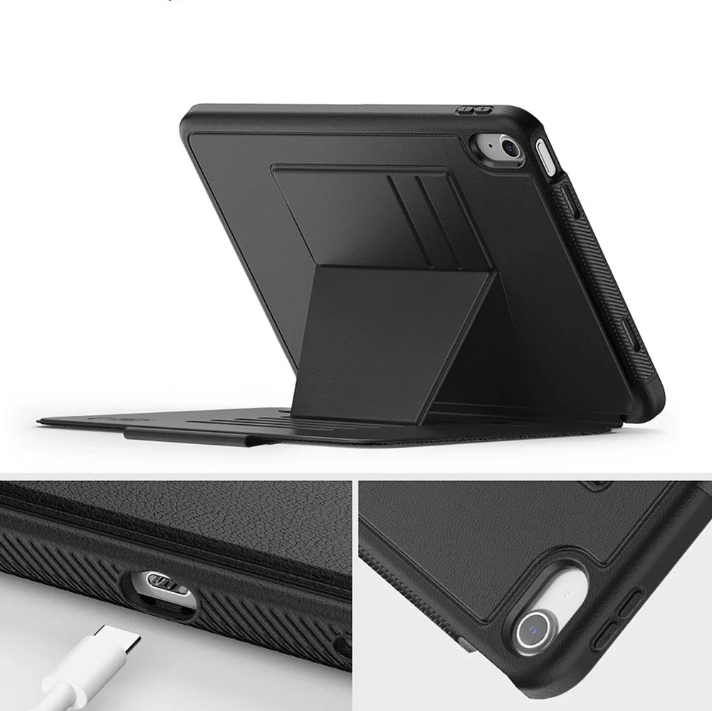 „Tech-Protect SC Pen“ dėklas, skirtas „iPad 10.9" 2022“ (10-osios kartos) / 11" 2025 (11-osios kartos) planšetiniams kompiuteriams – Juodas