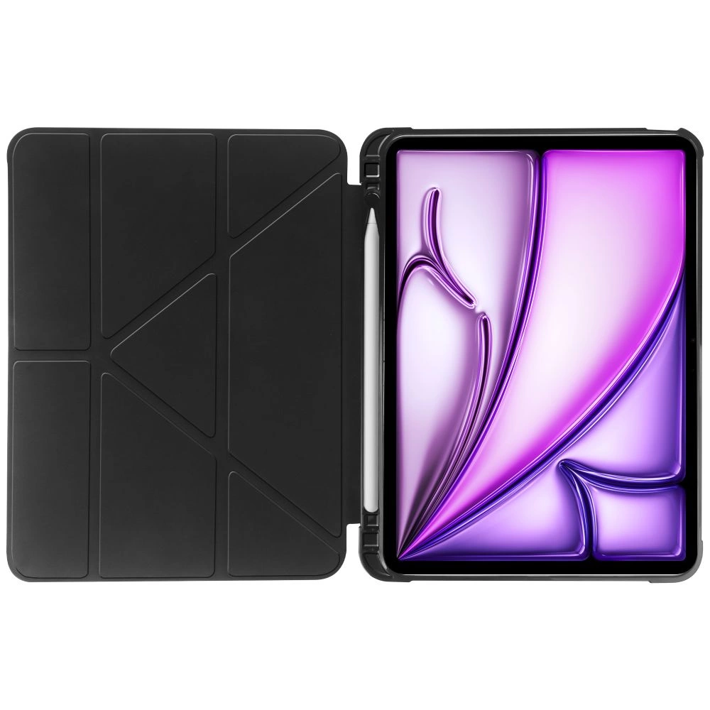 Dėklas iPad Air 13.0 2024 Tech-Protect Sc Pen Origami juodos spalvos