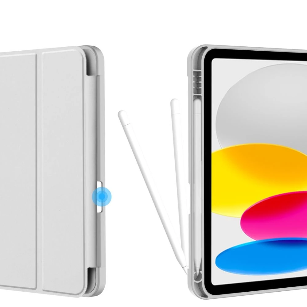 Tech-Protect SC Pen Apple iPad 10.9” 10 / 2022 / 11” 11 / 2025 – dėklas planšetiniam kompiuteriui pilkos spalvos
