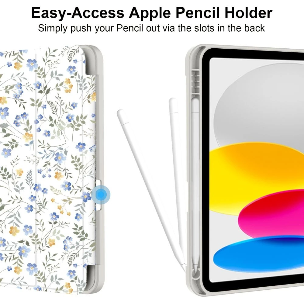 Tech-Protect SC Pen iPad 10.9” 10 / 2022 / 11” 11 / 2025 Kwiaty