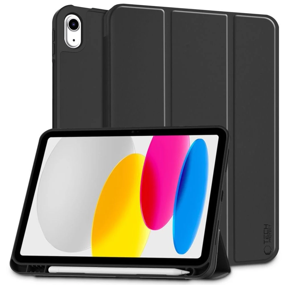 Tech-Protect SC Pen Apple iPad 10.9” 10 / 2022 / 11” 11 / 2025 – dėklas planšetiniam kompiuteriui juodos spalvos