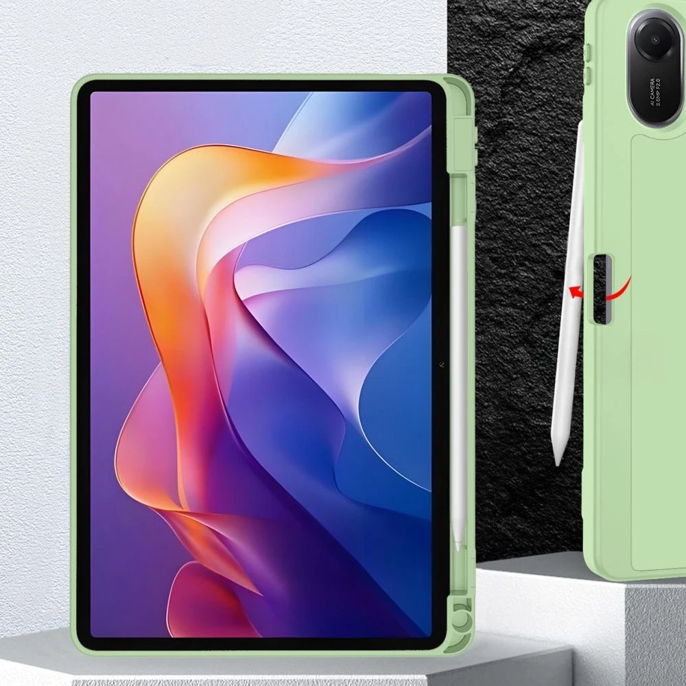 Tech-Protect SC Pen dėklas skirtas Xiaomi Redmi Pad 2 11.0 – žalios spalvos