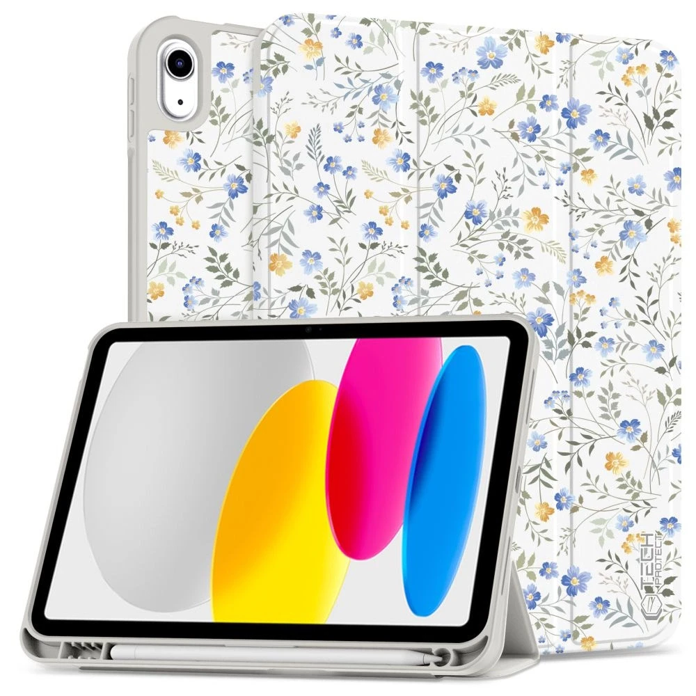 Tech-Protect SC Pen iPad 10.9” 10 / 2022 / 11” 11 / 2025 Kwiaty