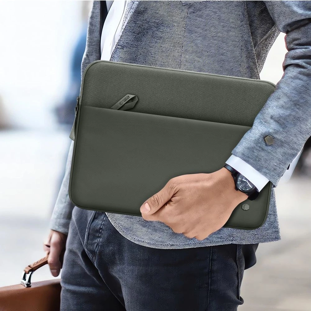 Tech-Protect Sleeve Nešiojamas kompiuteris Bag 13-14 - Žalias