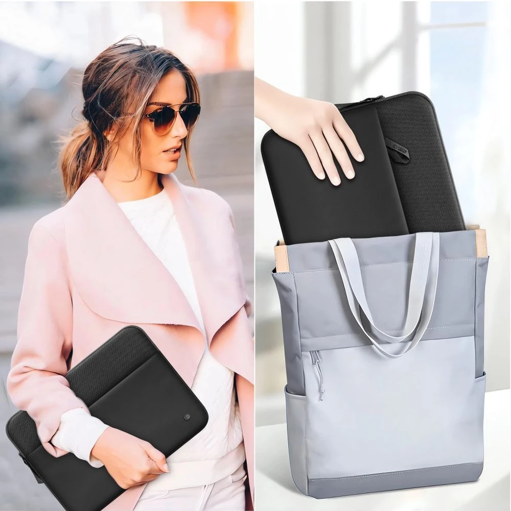 Tech-Protect Sleeve Nešiojamas kompiuteris Bag 13-14 - Juodas