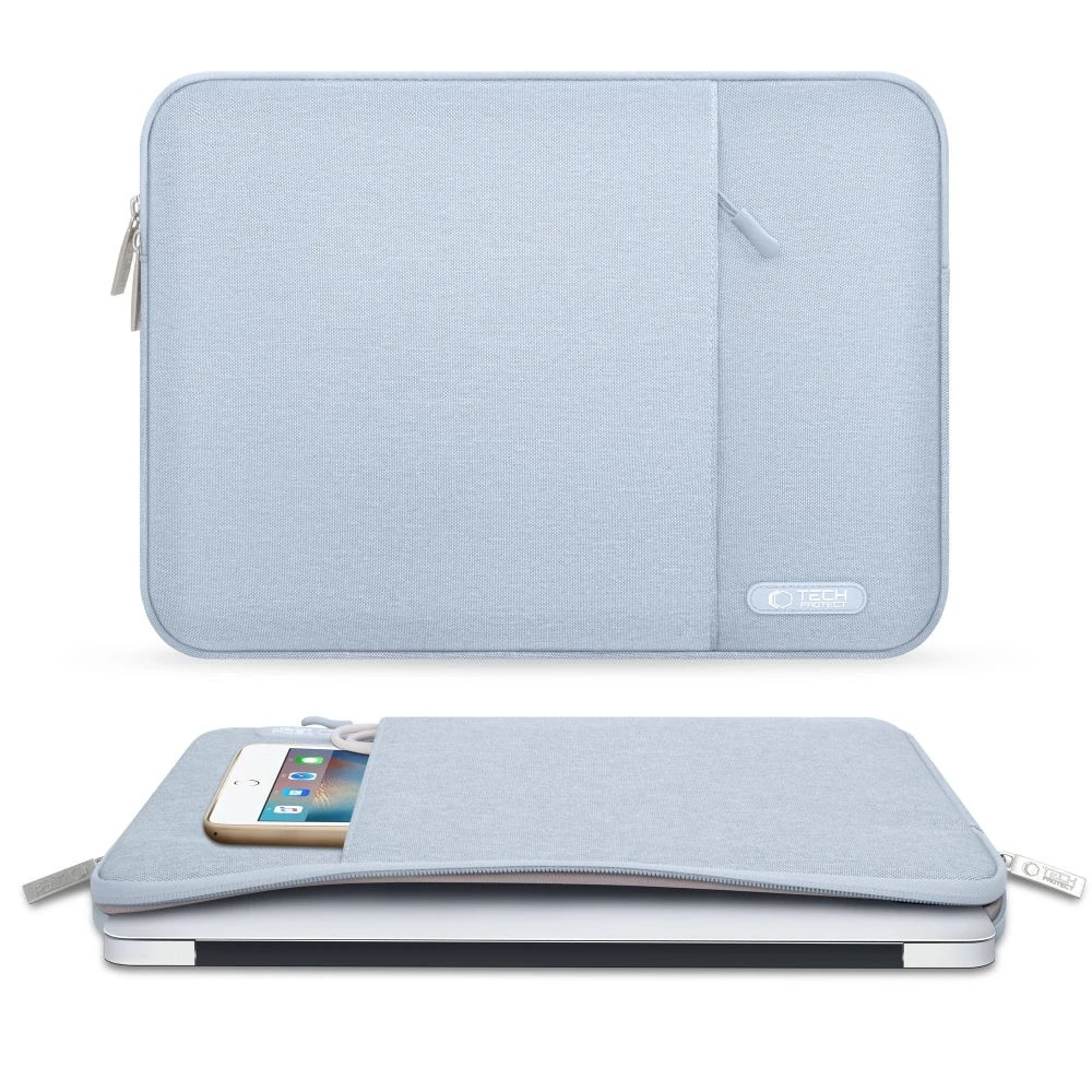 Tech-Protect Sleeve nešiojamojo kompiuterio krepšys 13-14" – mėlynos spalvos