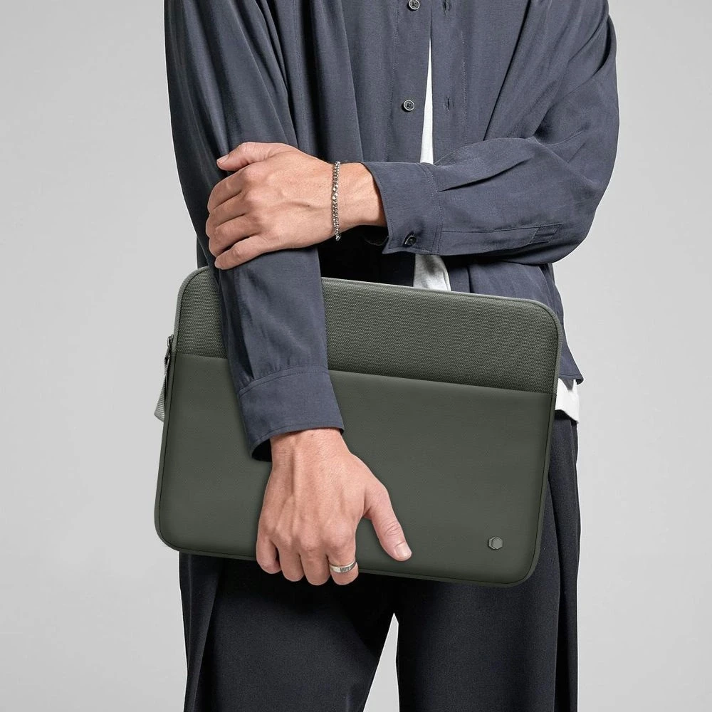 Tech-Protect Sleeve Nešiojamas kompiuteris Bag 13-14 - Žalias