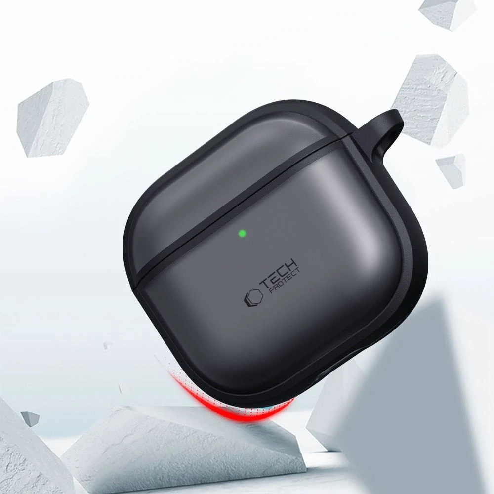 Apple AirPods 4 Tech-Protect Magmat dėklas jūsų ausinėms juodos spalvos