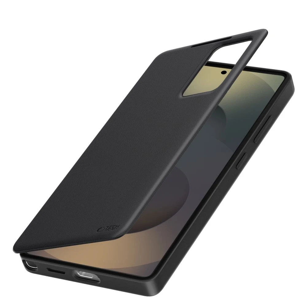 Tech-Protect Smart Wallet Dėklas skirtas Samsung Galaxy S25 Ultra – Matte juodos spalvos