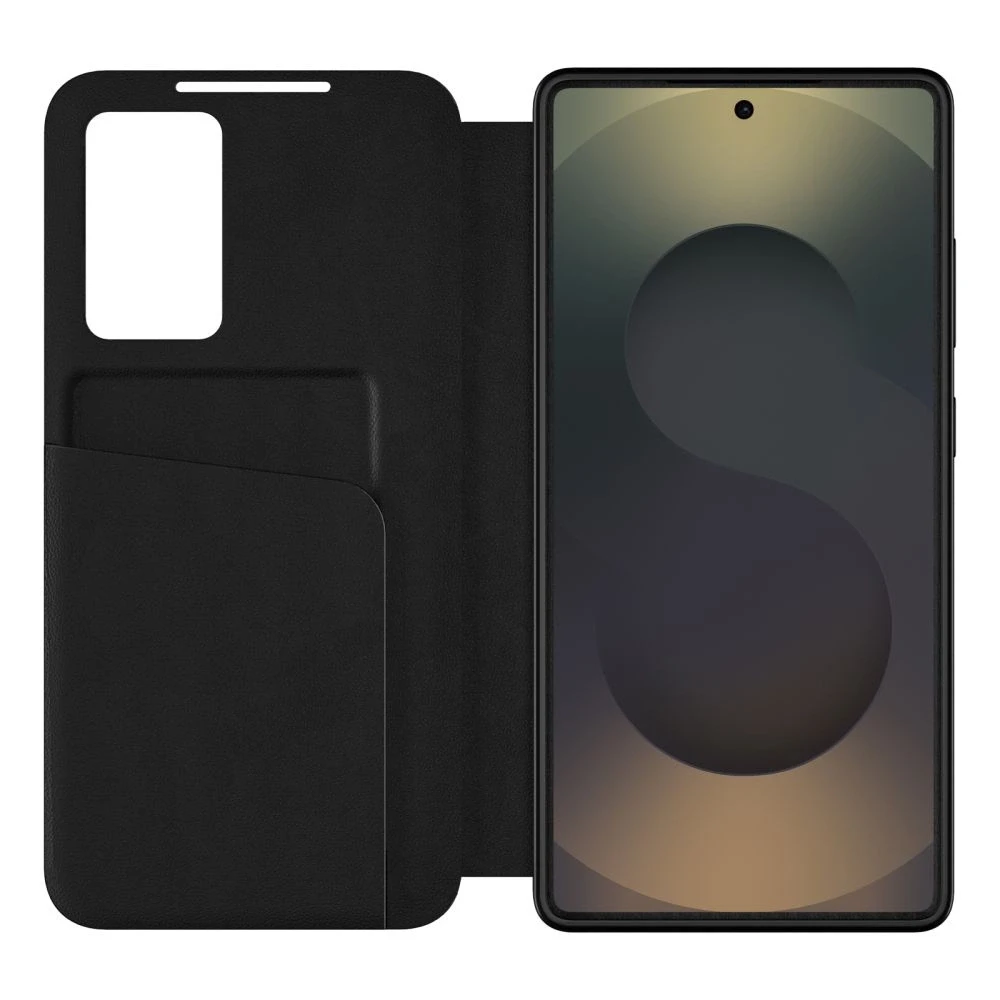 Tech-Protect Smart Wallet Dėklas skirtas Samsung Galaxy S25 – Matte juodos spalvos