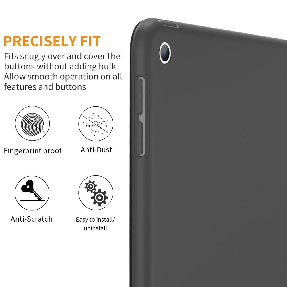 Tech-Protect SmartCase, skirtas iPad 9.7'' 5 / 6 2017-2018 - juoda