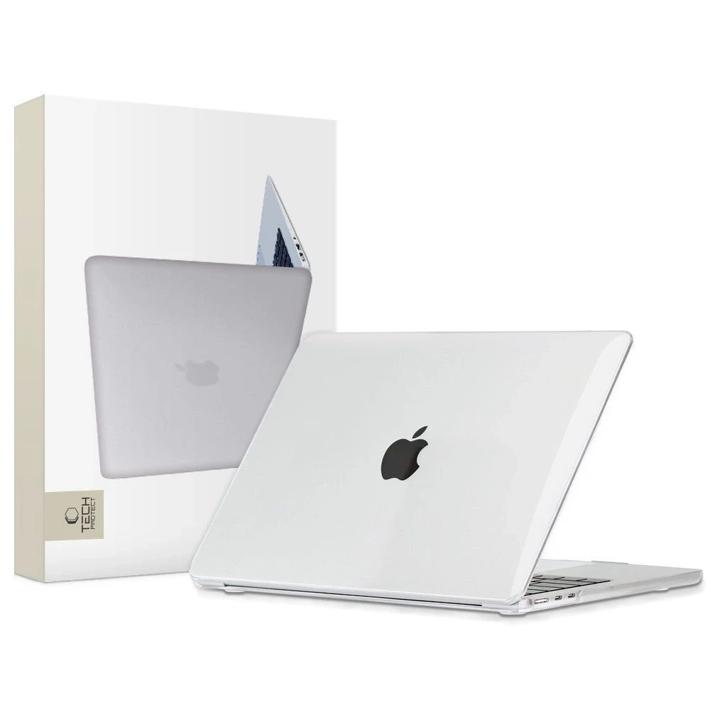 Tech-Protect SmartShell dėklas Apple MacBook Pro 14" M1 / ​​M2 / M3 2021-2023 – skaidrus