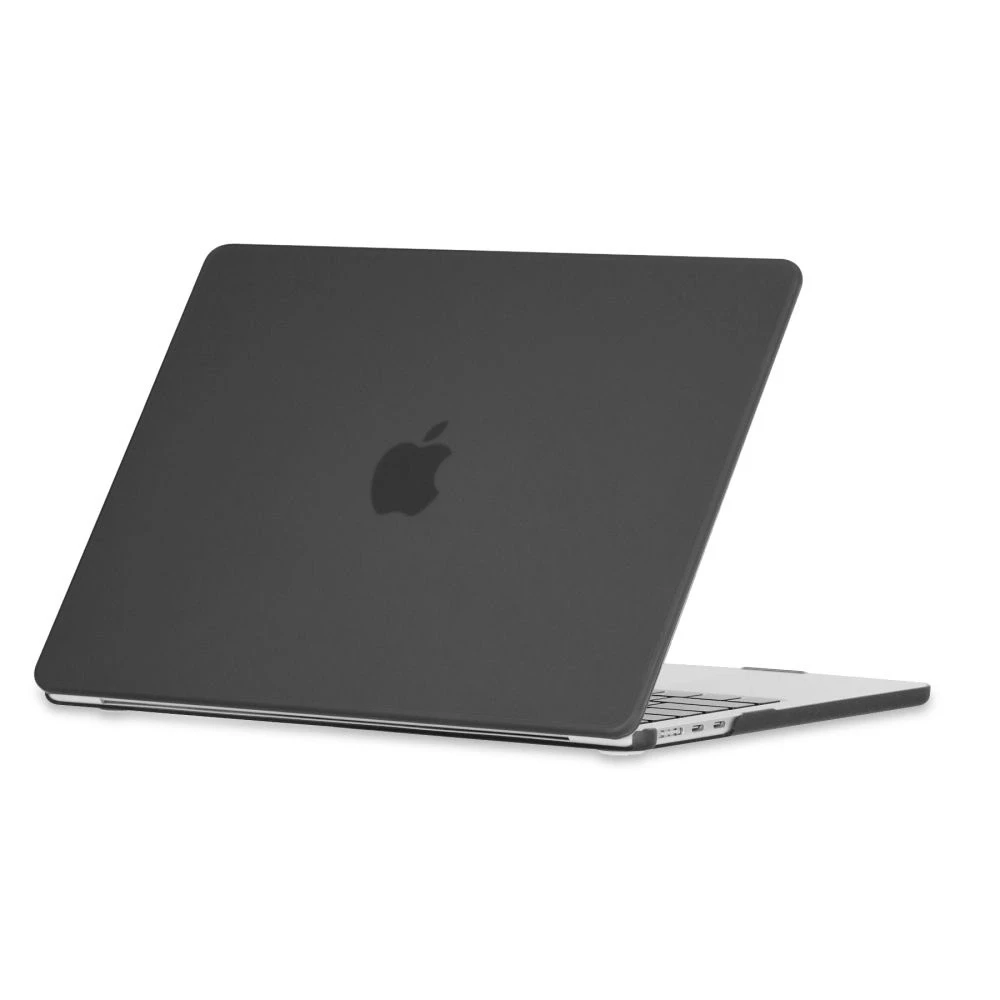 Tech-Protect SmartShell dėklas Apple MacBook Air 13" M2 / M3 / 2022-2024 – matinės juodos spalvos