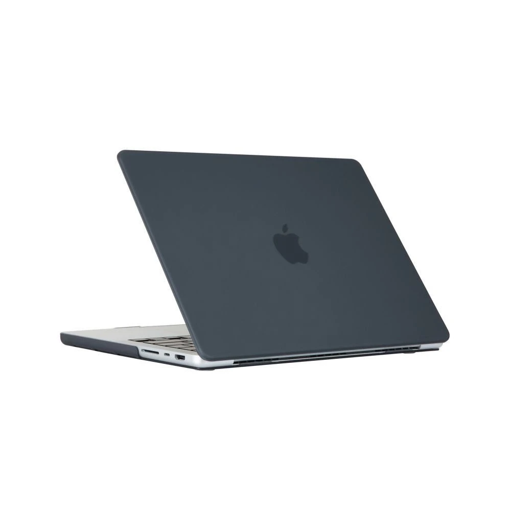 Tech-Protect SmartShell dėklas Apple MacBook Pro 14" M1 / ​​M2 / M3 2021-2023 – matinės juodos spalvos
