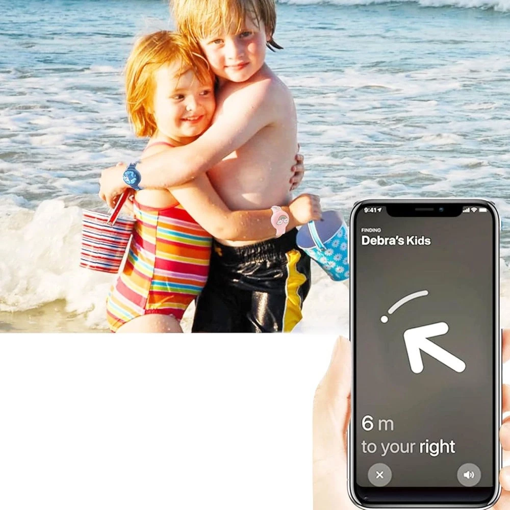 Dėklas „Tech-Protect Smooth For Kids“ 2 vnt. „Apple AirTag“ 1 / 2 įvairios spalvos