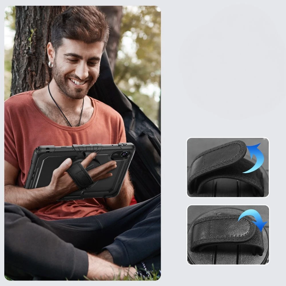 Tech-Protect Solid dėklas skirtas Xiaomi Redmi Pad 2 11.0 – juodos spalvos