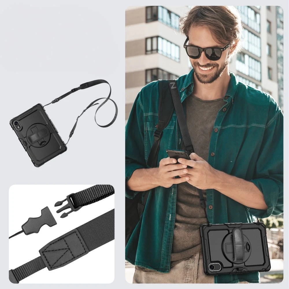 Tech-Protect Solid dėklas skirtas Xiaomi Redmi Pad 2 11.0 – juodos spalvos