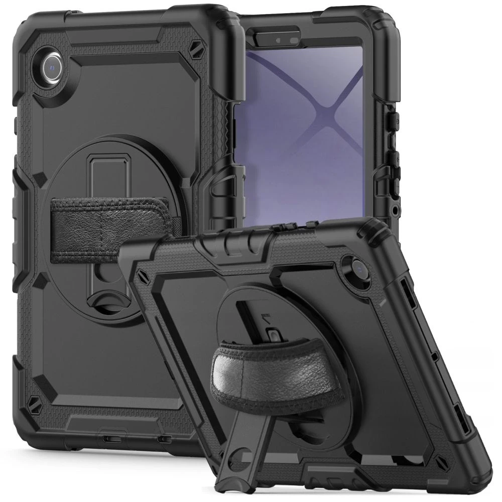Dėklas Samsung Galaxy Tab A9 8.7 Tech-Protect Solid360 juodos spalvos