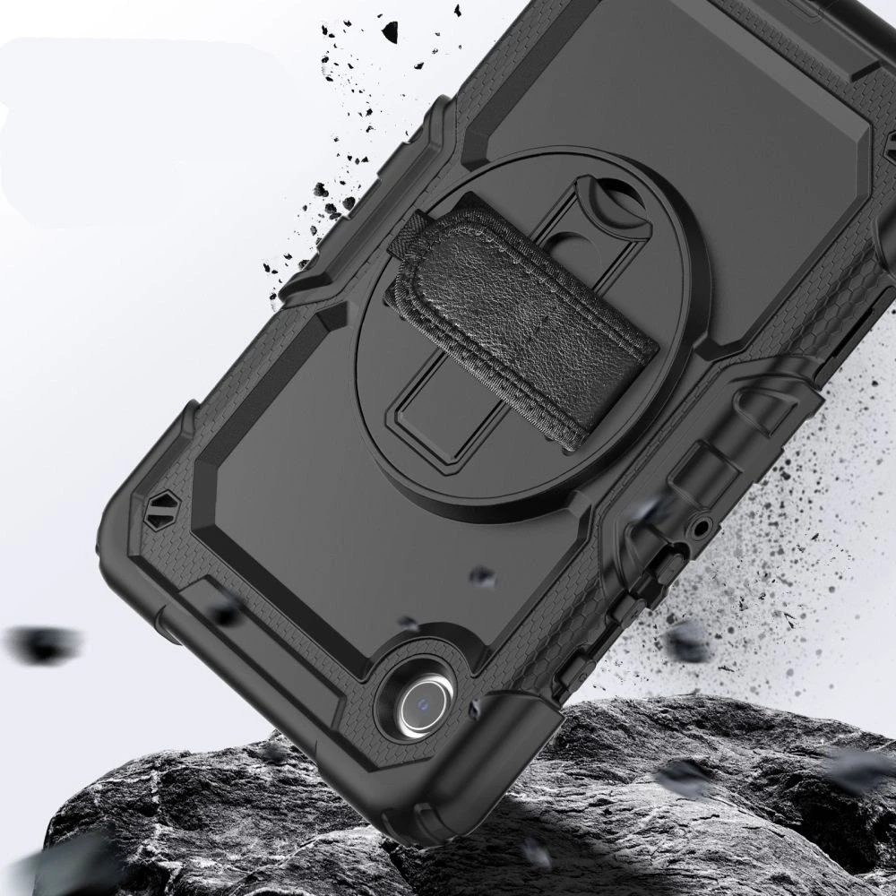Dėklas Samsung Galaxy Tab A9 8.7 Tech-Protect Solid360 juodos spalvos