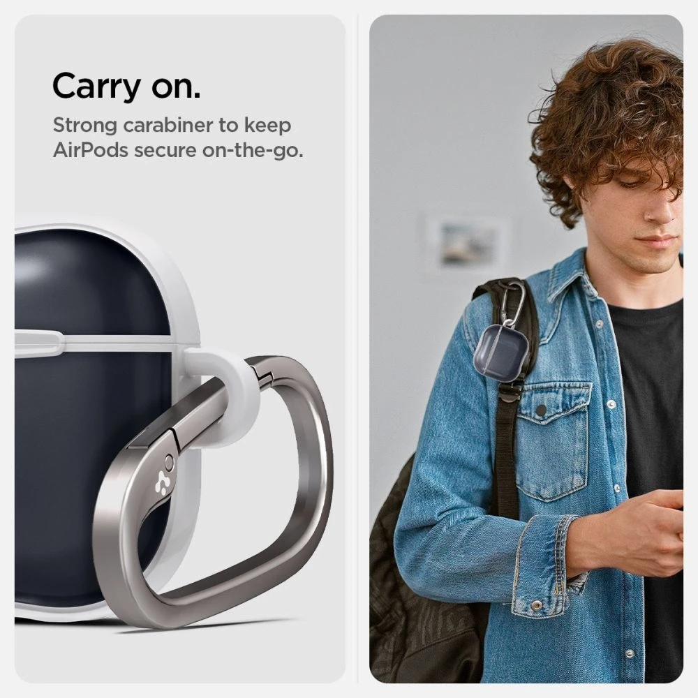 Apple AirPods 4 Spigen Classic C2 Graphite ausinių dėklas