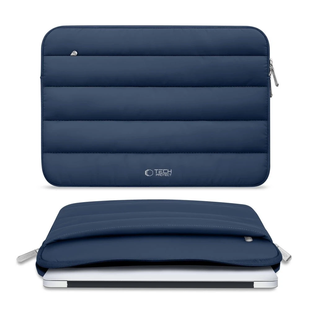 Tech Protect Tech-Protett Fluffy Nešiojamas kompiuteris Bag 13-14 - Navy Mėlyna