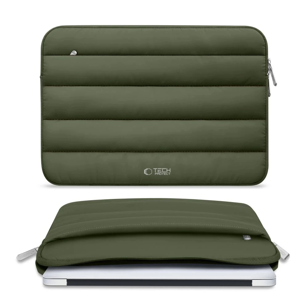 Tech Protect Tech-Protett Fluffy Nešiojamas kompiuteris Bag 15-16 - Žalias
