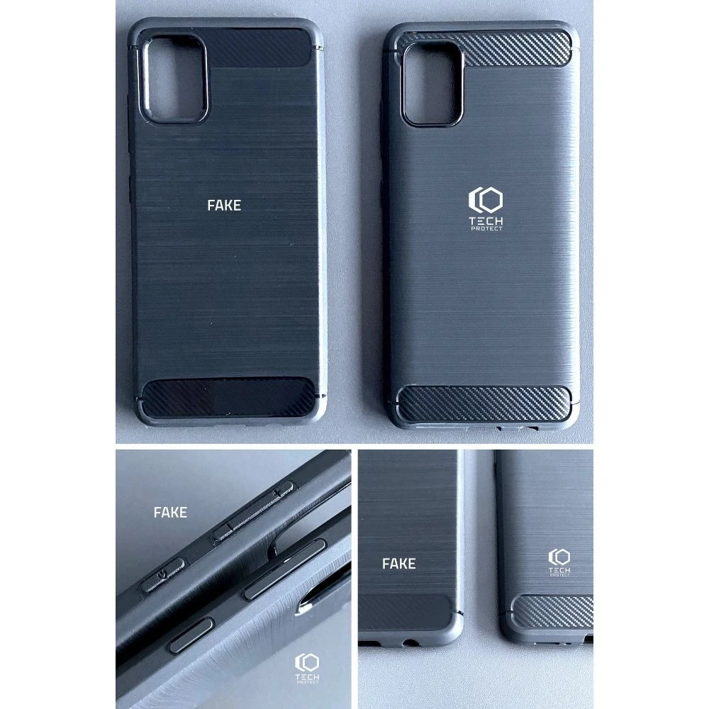 Samsung Galaxy XCover 7 Tech-Protect TPU Carbon dėklas telefonui juodos spalvos