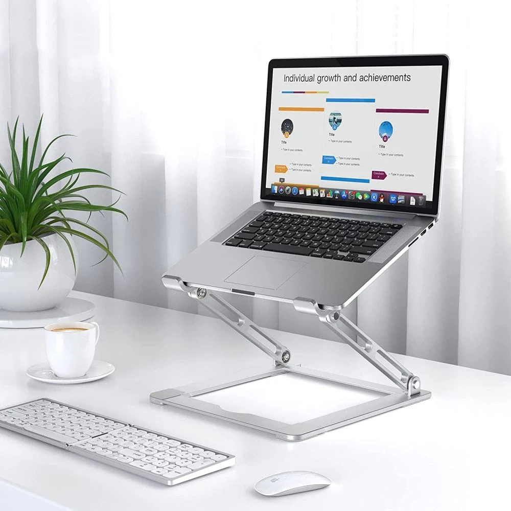TECH-PROTECT PRODESK UNIVERSAL LAPTOP STAND Sidabrinis