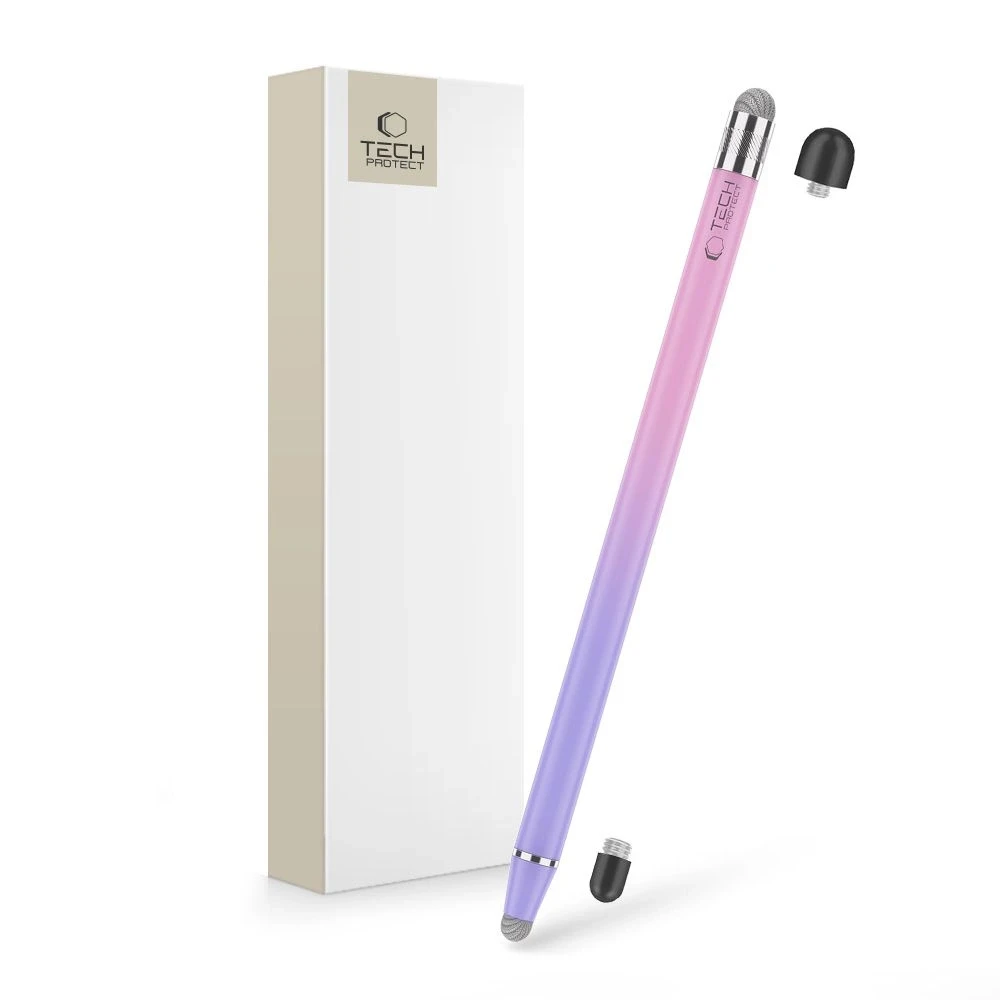 Tech-Protect USP100 4-TIP Touch Stylus Passive Pen – violetinės spalvos